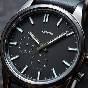 Slate dial on wrist