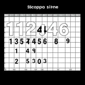 Typography spacing and numeral grid