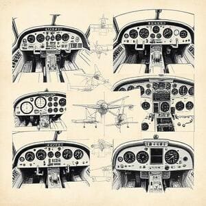 Analog cockpit references