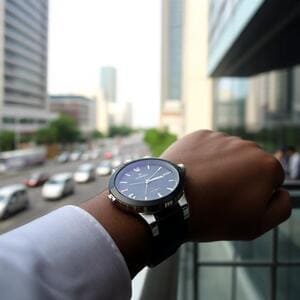 Bengaluru on-wrist in bright sun
