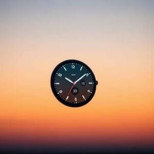 Dawn storyboard: soft light and clear numerals